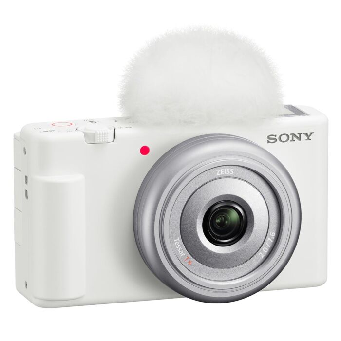 White Sony ZV 1F Vlogging Camera | Woodland Hills Camera