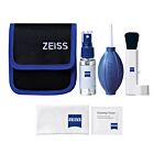 Zeiss - Lens Cleaning Kit (1 oz Bottle Lens Cleaning Fluid, 10x Moistened Wipes, Cleaning Brush, Air Blaster, Microfiber cloth and case)