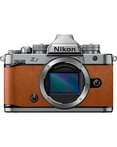 Nikon - Z f Mirrorless Camera Body - Silver Cognac Brown