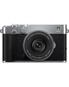 Fujifilm - X-E5 Mirrorless Camera with XF 23mm f/2.8 Lens - Silver