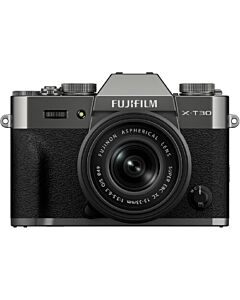 Fujifilm - X-T30 III Mirrorless Camera with 13-33mm f/3.5-6.3 Lens - Charcoal Silver