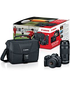 Canon - EOS R100 Mirrorless Camera Dual Lens Kit
