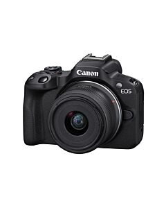 Canon - R50 EOS Mirrorless Camera with 18-45mm Lens - Black